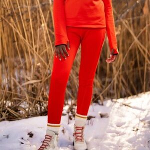 Ozark Orange Thermal Leggings